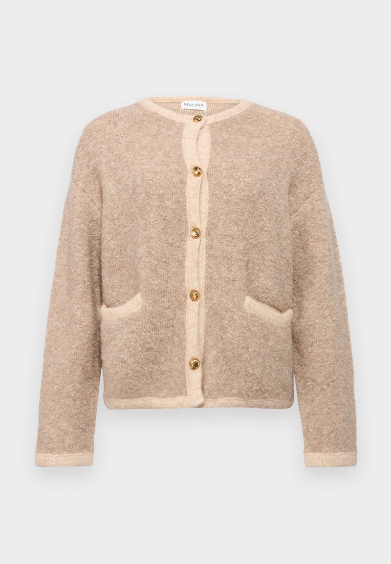 Malina CARLY - Strickjacke - beige - Zalando