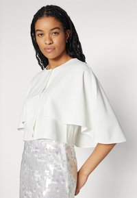VILA VIGERY O-NECK BOLERO - Blazer - cloud dancer