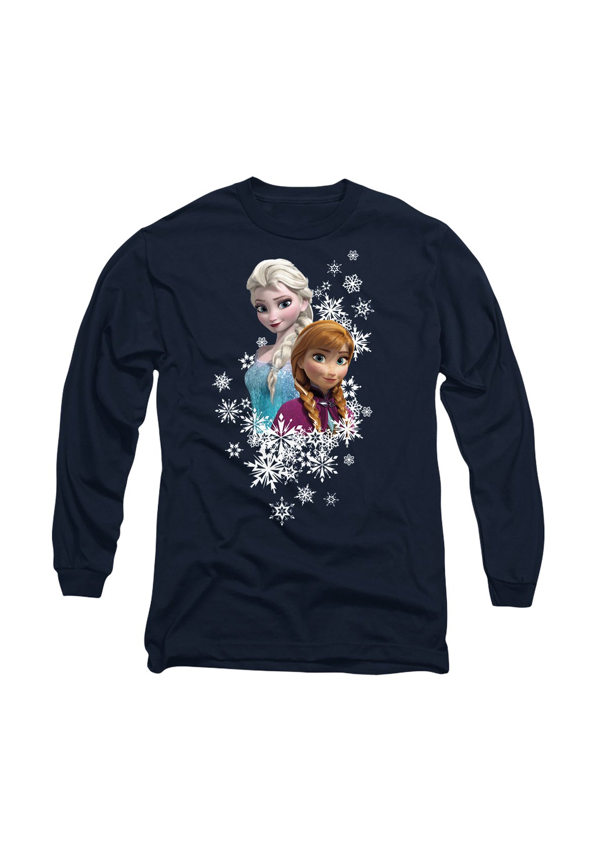 Disney FROZEN ELSA AND ANNA SNOWFLAKE PORTRAIT Long sleeved top