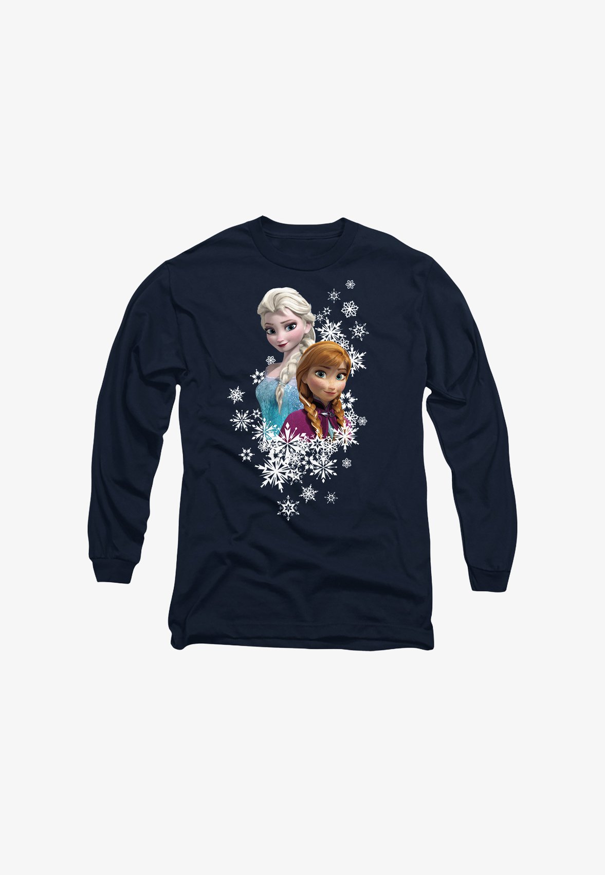 Disney FROZEN ELSA AND ANNA SNOWFLAKE PORTRAIT Long sleeved top