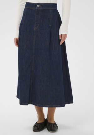 RISKA - A-Linien-Rock - dark blue denim