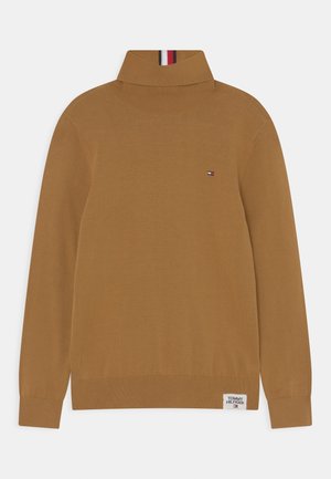 WARM TURTLENECK - Stickad tröja - vintage brass