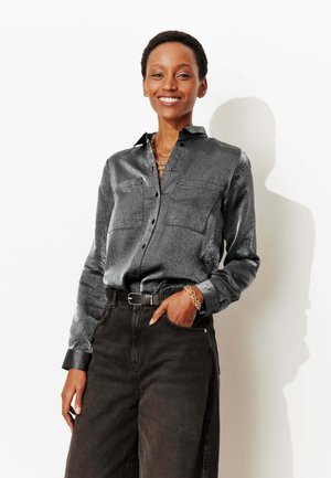 EFFET LAMÉ - Chemisier - argent