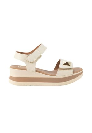 KESLEM, SANDALIAS KESLEM, MUJER - Sandalias con plataforma - blanco