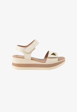KESLEM, SANDALIAS KESLEM, MUJER - Sandalias con plataforma - blanco