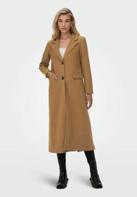 ONLY ONLEMMAX LONG COAT - Klasický kabát - toasted coconut