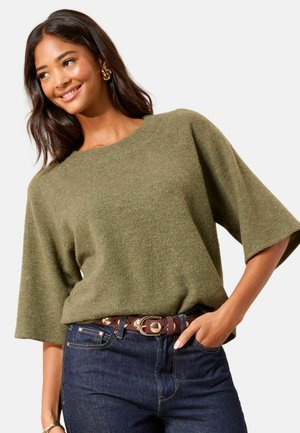 Basic póló - khaki green