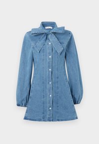 CHELSIE SHORT DRESS - Vestido camiseiro - light-blue denim