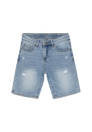 INDIAN - Jeansshorts - medium denim