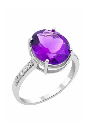 DIAMOND  - Ring - white gold-coloured