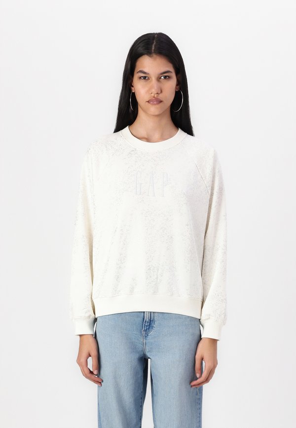 LOGO CREW - Sweatshirt - ivory frost