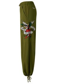 Ed Hardy TRUE TIL DEATH TECH  - Träningsbyxor - green