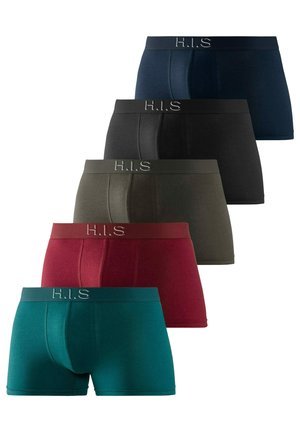 5 PACK - Ozke boksarice - petrol bordeaux schwarz olivgrün  navy
