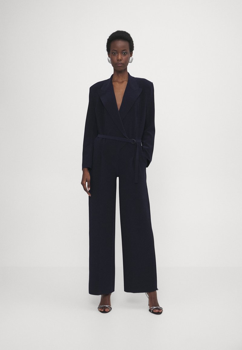 Norma Kamali - DOUBLE BREASTED STRAIGHT LEG - Combinaison - true navy, Agrandir