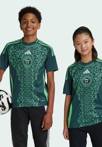 adidas Performance - ALGERIA 24 AWAY KIDS - Print T-shirt - mineral green Thumbnail Image 1