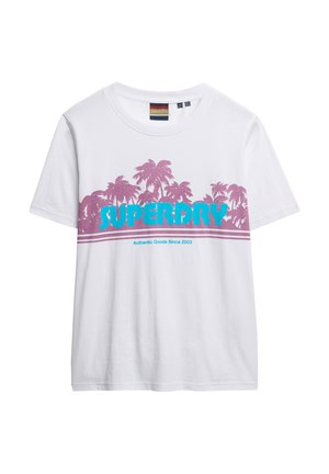Superdry & Co, OUTDOOR STRIPE - T-Shirt print - optic