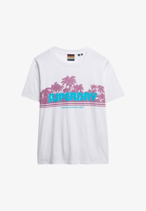 Superdry & Co, OUTDOOR STRIPE - T-Shirt print - optic