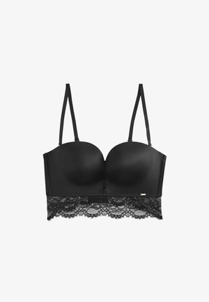 PLUNGE STRAPLESS - REGULAR FIT - Sutiene cu bretele detașabile/convertibile - black