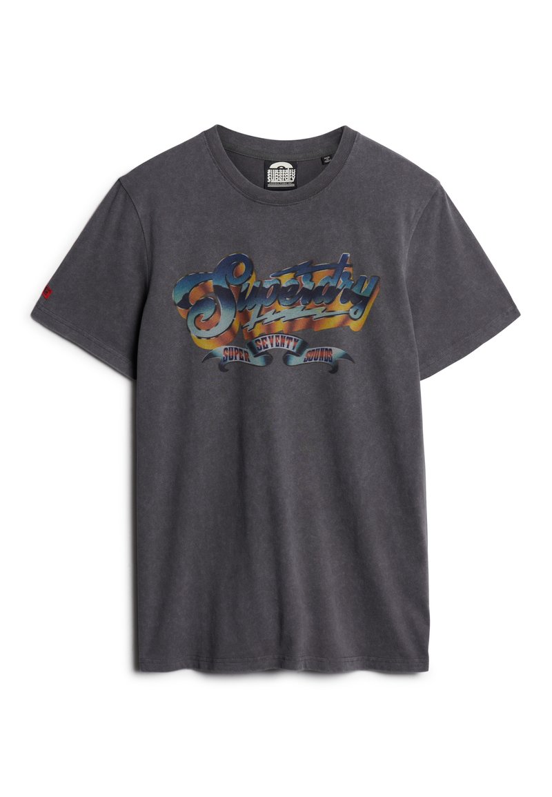 Superdry & Co T-shirt print grijs Superdry & Co T-shirt print grijs
