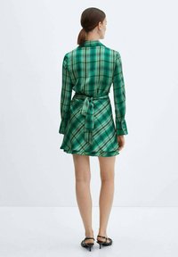 Mango Rochie tip cămașă - green