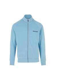 Cipzáras pulóver - turquoise