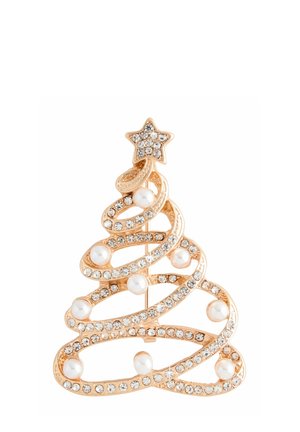 Next, SPARKLE CHRISTMAS TREE BROOCH - Brooch - gold-coloured