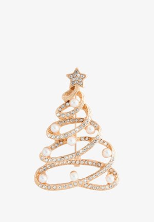 Next, SPARKLE CHRISTMAS TREE BROOCH - Brooch - gold-coloured