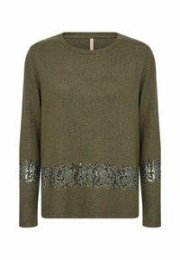 SC-BIARA 125 - Hosszú ujjú felső - dark olive melange