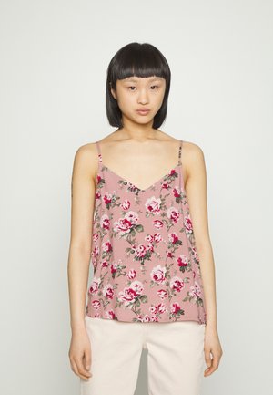 VIEVA V-NECK SINGLET - Top -  pink