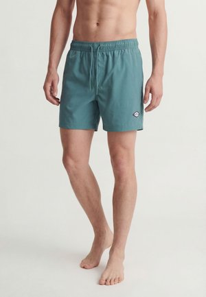 Jack & Jones STMAUI TROPIC PLAIN - Μαγιό σορτς - colonial blue