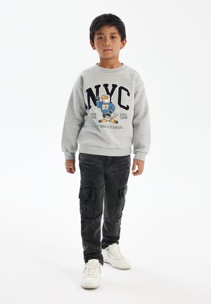 GRAPHIC CREW NECK - Ikdienas džemperis - grey