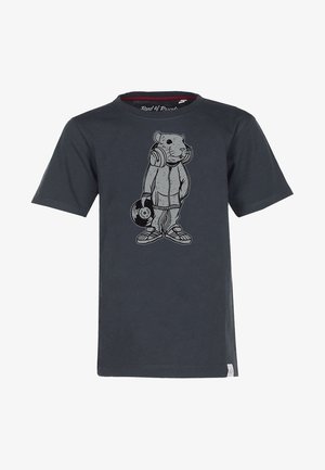DJ - T-shirt med print - grey