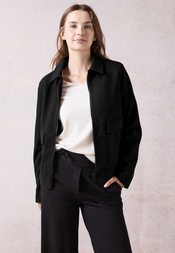 Leichte Jacke - schwarz