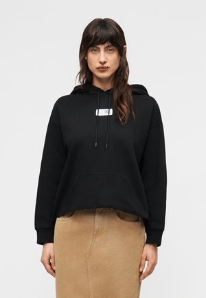 Φούτερ με κουκούλα - black