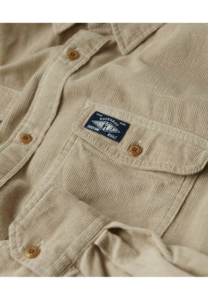 Superdry & Co TRAILS - Camisa - stone wash taupe brown