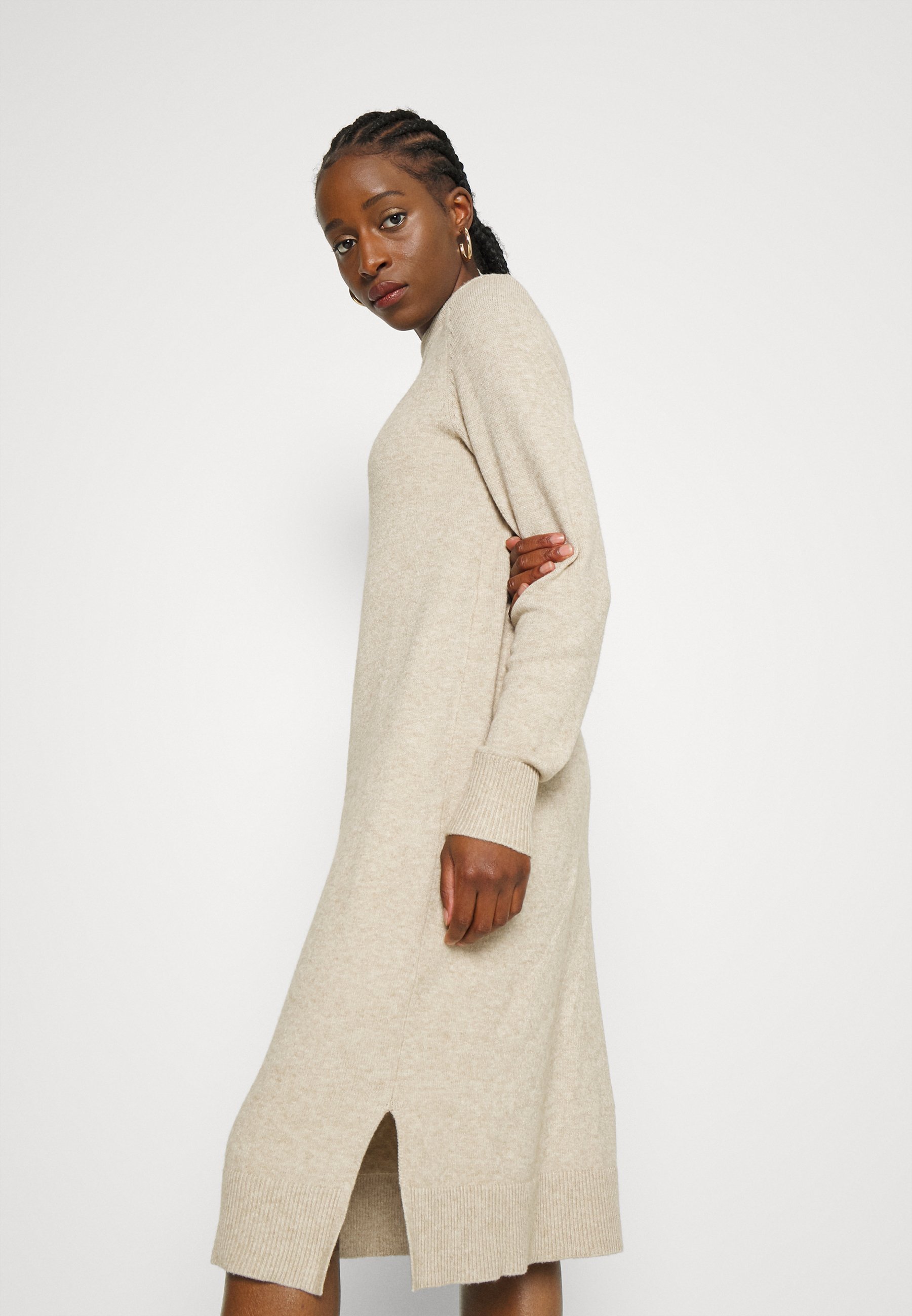 Vila VIRIL CREW NECK MIDI DRESS 