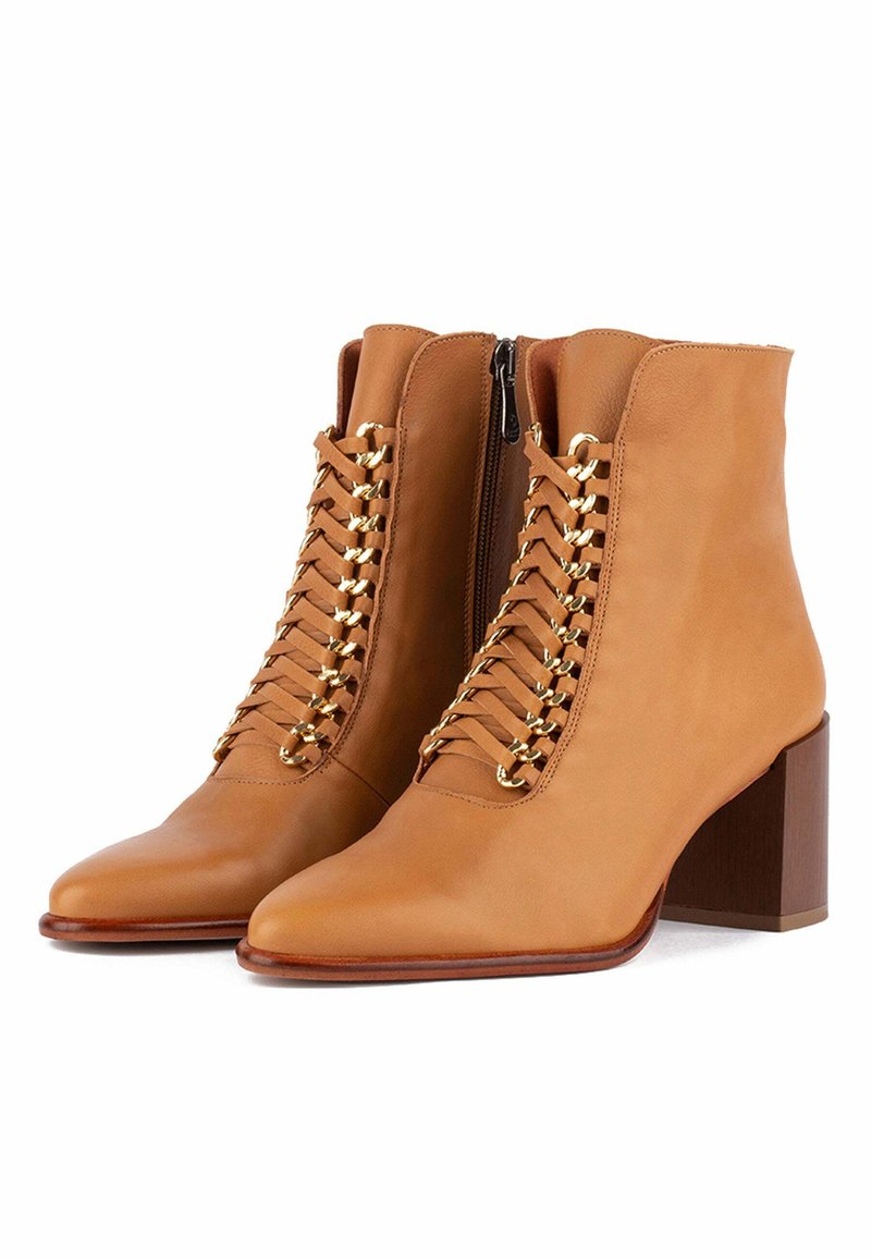 Dansi VICTORIA - Botines con cordones - camel Zalando.es
