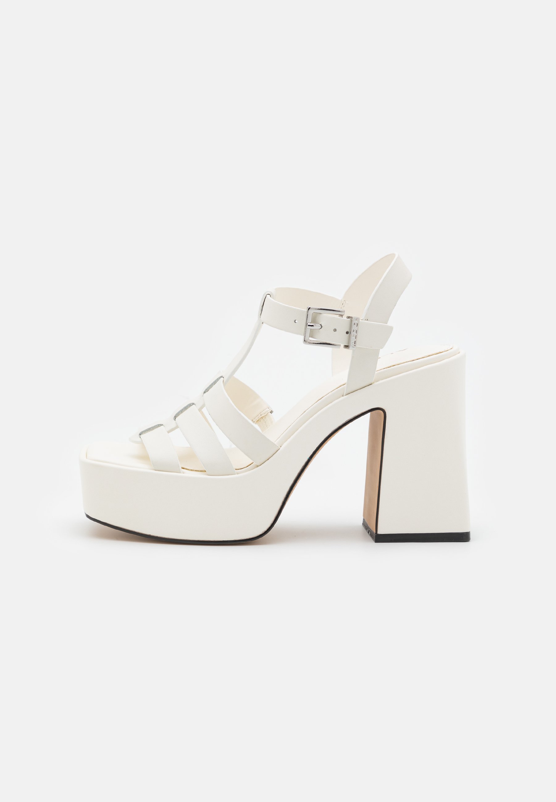 ALDO - JENI FLOAM - Sandale cu platformă - white