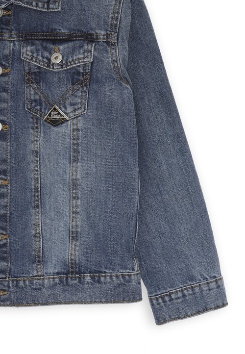 Giacca In Denim Pepe Jeans Legendary Jr - Taglio Regular Per Bambini E Ragazzi - Cotone Comodo E Stiloso - Foto 4
