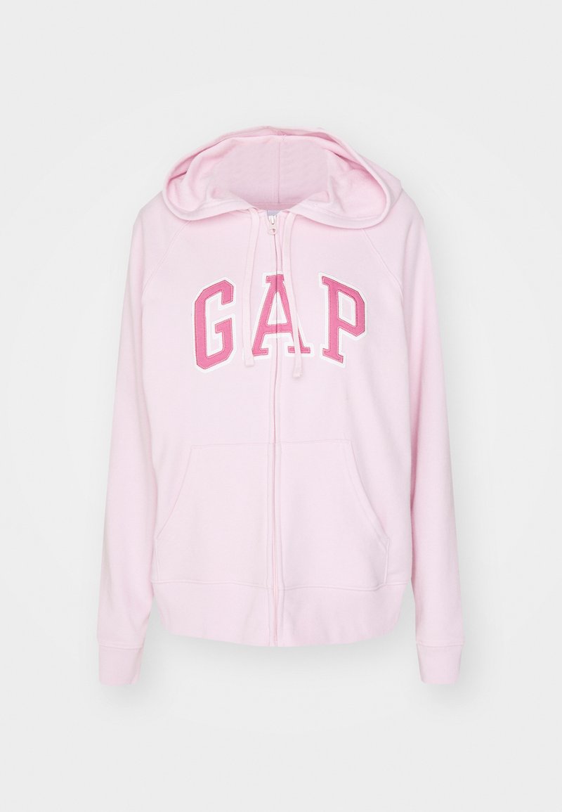 Peony Light Pink Gap Hoodie GAP HERITAGE Tröja Med Dragkedja Light
