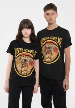 Paradiso Clothing QUEENS OF THE STONE AGE - Print T-shirt - black