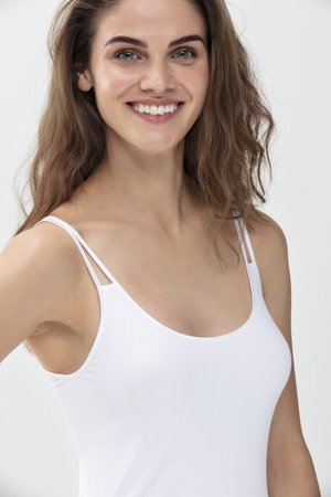 SPAGHETTI TOP SERIE EMOTION - Undershirt - weiss