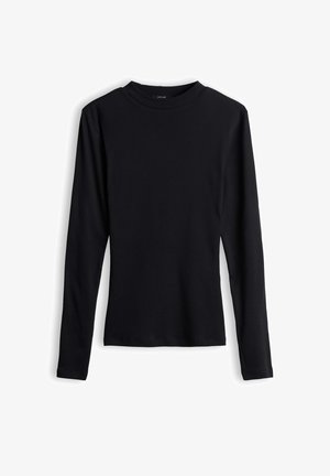 OPUS, SLIM FIT - Langarmshirt - black