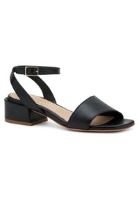 Frau Shoes STRAP WITH LOW HEEL - Sandali - black