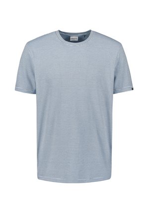 NO EXCESS, STRIPED CREWNECK  - T-shirt print - sky