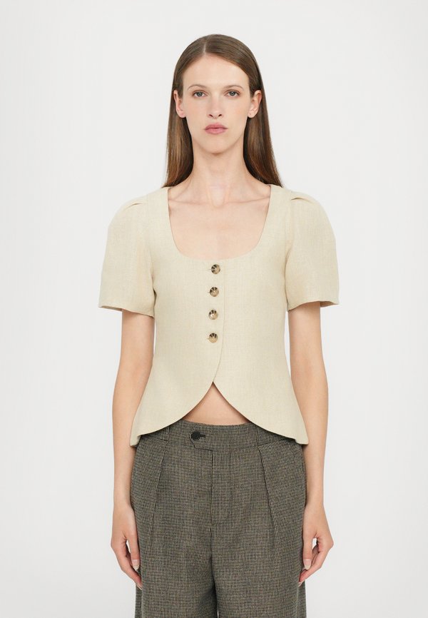 AUDREY VEST - Top - natural