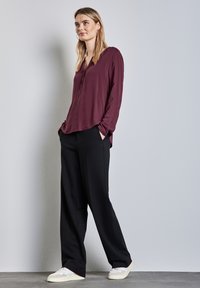 Street One BASIC IN UNIFARBE - Blouse - rot