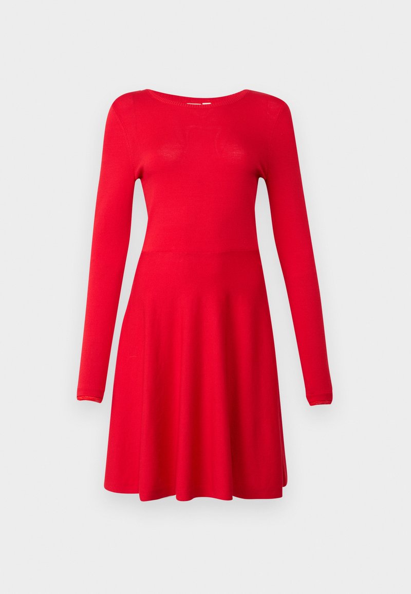 YAS Gebreide jurk rood YAS Gebreide jurk rood