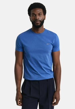 GANT, CONTRAST LOGO  - T-shirt basic - rich blue