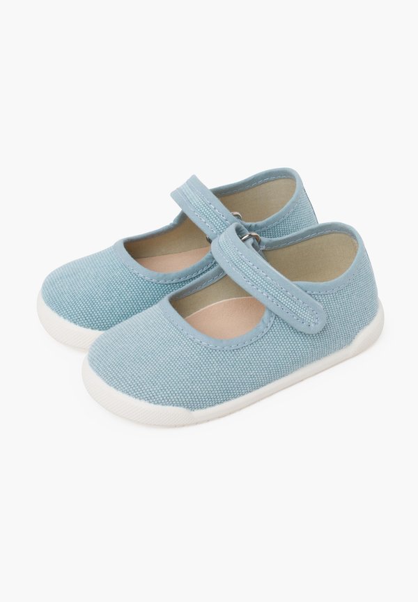 MERCEDITAS BAREFOOT – Riemchenballerina – turquesa